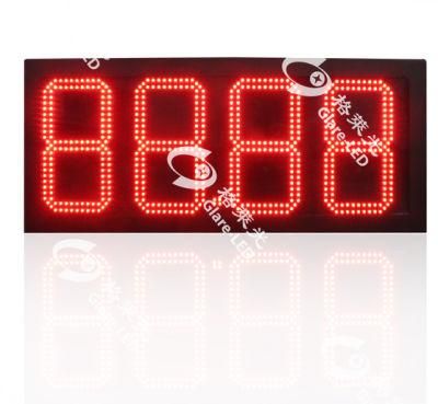 Wholesale Price 88.88 LED Petrol Price Sign Gas Station 16inch Digital Number Sign