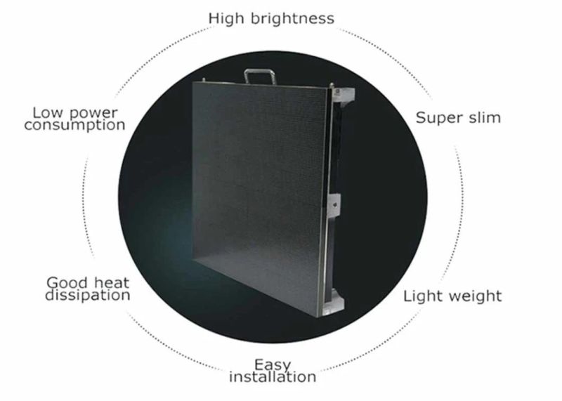 High Gray Scale Without Flickering Fixed UHD Indoor LED Display