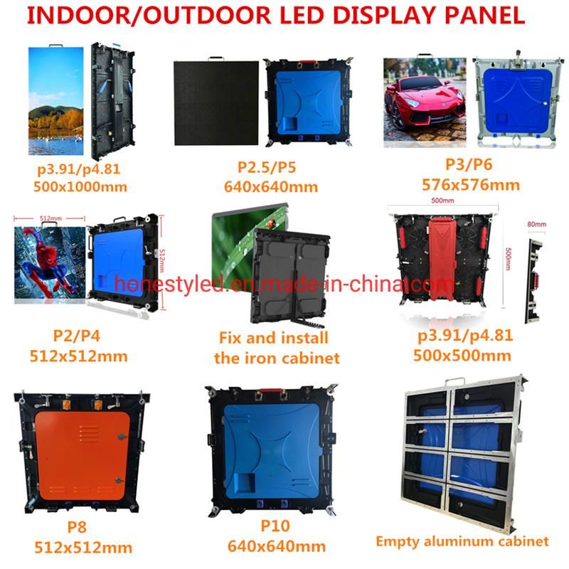 Best Quality Advertising LED Panels P4.81 Indoor LED Billboard HD Full Color Performance Rental Stage LED Display Panel