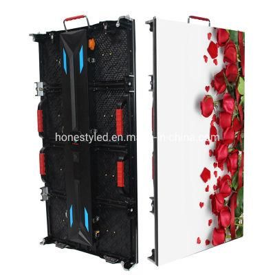 China Professional Advertising LED Panel Outdoor Rental LED Display RGB P4.81 500X500mm/500X1000mm LED Wall Panel SMD Video Panel