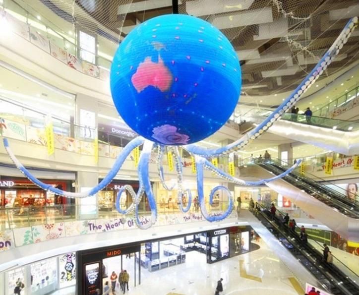 Indoor P3/P4/P5/P6 Sphere 360 Degree Flexible LED Display