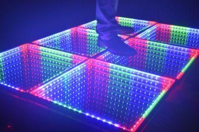 3D Infinity Dance Floor LED Display for Nightclub