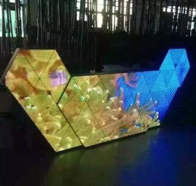 Manufacturer LED Display Module Nightclub Videos 3D DJ Booth LED Screen