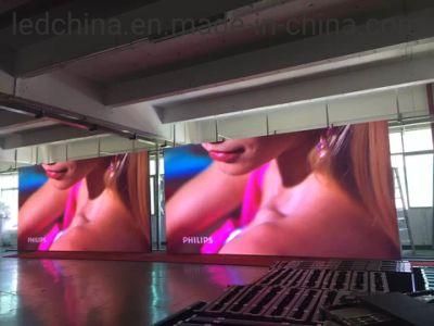 Flexible Assembly Slim Design High Refresh Rental LED Advertising Display Cabinet