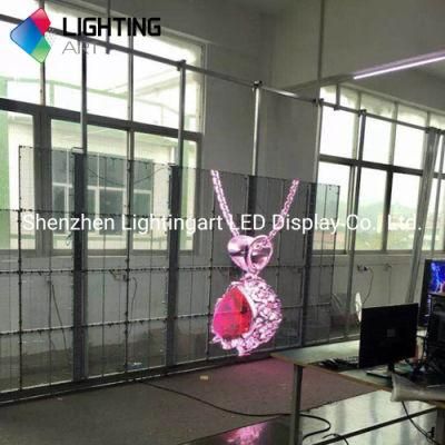Hot Sale Transparent Indoor LED Large Screen for Shop