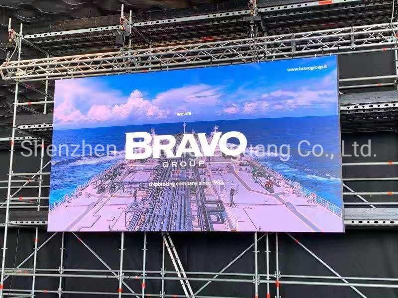 P3.91 Outdoor Rental LED Display Screen with High Resolution for Advertising and Stage.