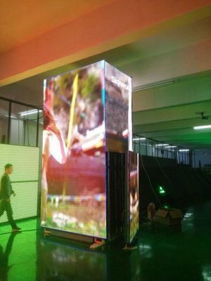 Full Color LED Video Wall 4side Cube P3 Indoor LED Displays