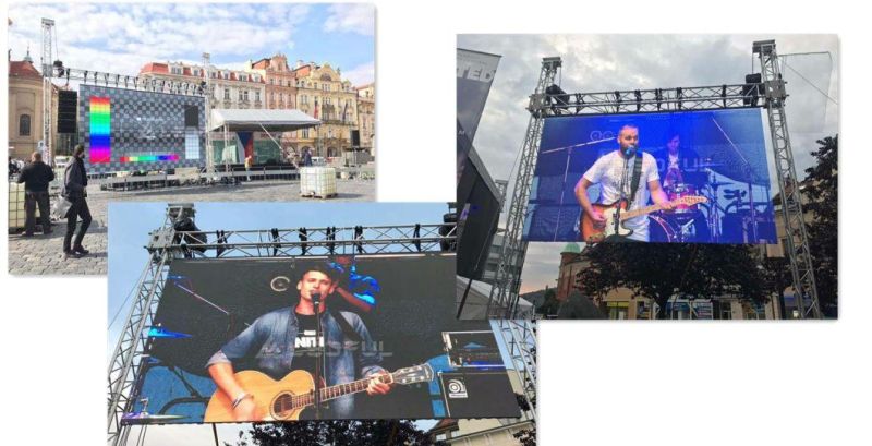 Outdoor P4.8 Rental LED Screen for Stage/Advertising (TO4.8 light and thin)