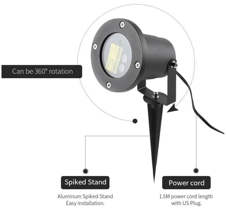 Christmas Laser Light Moving Head Garden Laser Lighting