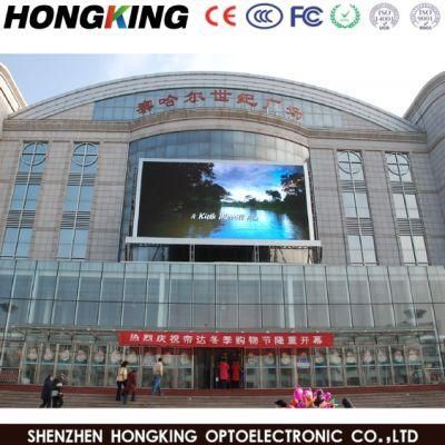 High Brightness Outdoor P4 P5 P6 Street Lighting Pole Advertising LED Display