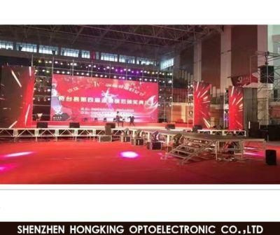 High Refreshing Rate Nationstar SMD P3.91 Full Color LED Video Wall