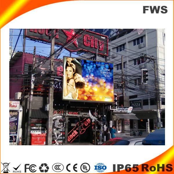 Outdoor Advertising Video Wall High-Brightness Waterproof P8/P10 Full-Color LED Screen