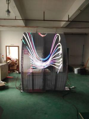 Transparent LED Display From 3.91 to 7.82 Pixel High Brightness