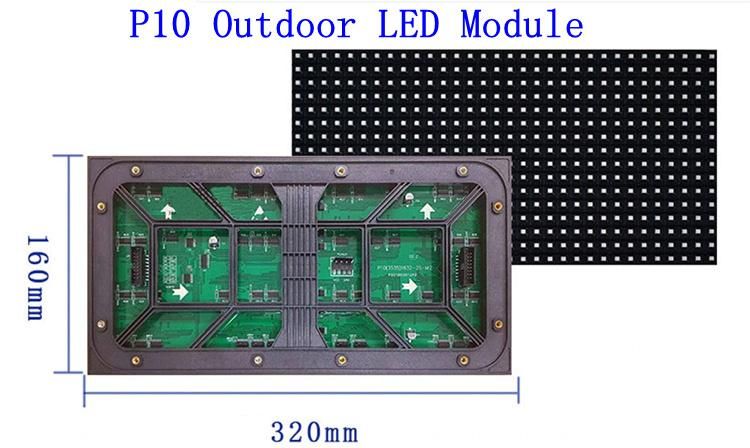 Hot Selling Full Color LED Billboard P10 Outdoor LED Display Screen