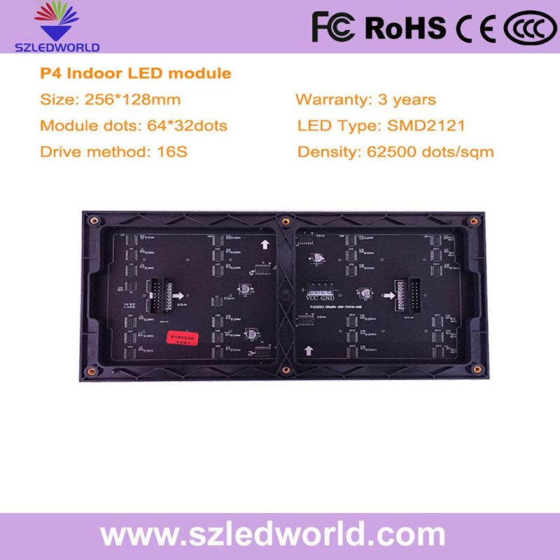 HD P4 Indoor SMD2121 Full Color LED Display Modules - Szledworld