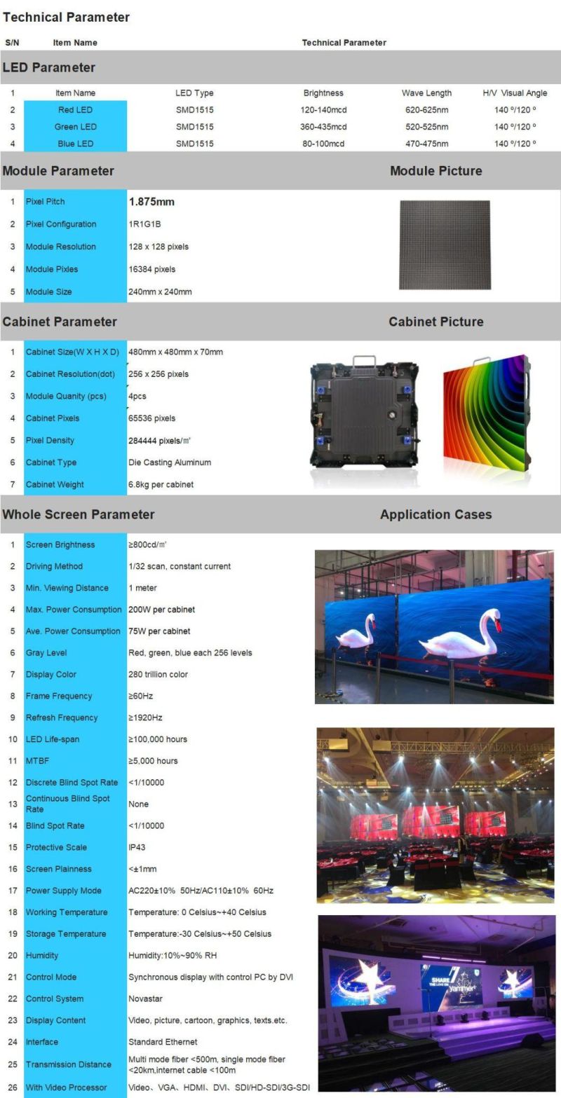 P1.8mm Ultra HD Electronic LED Video Screens