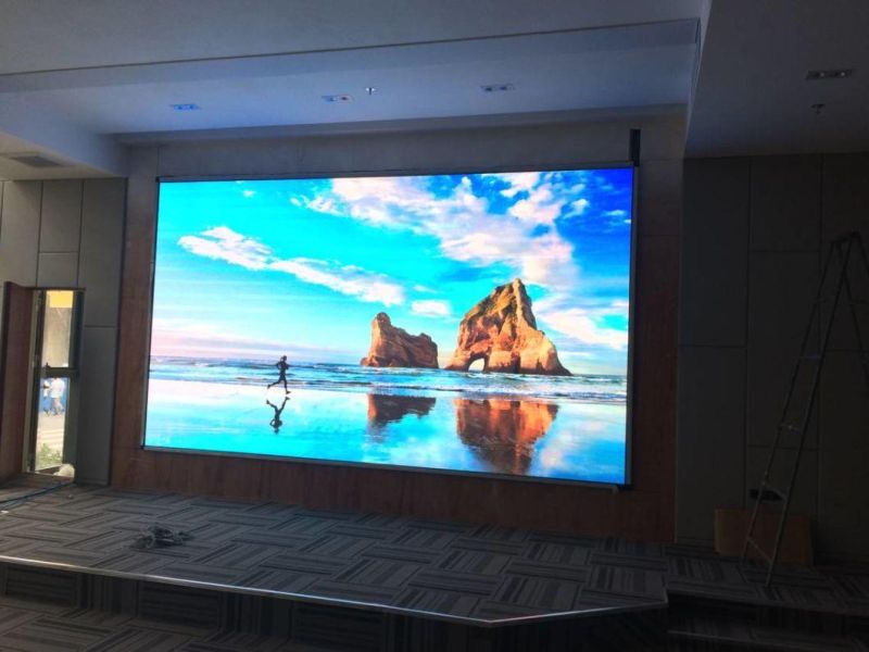 High Definition P2.5 Indoor LED Display with Die-Casting Aluminum Cabinet