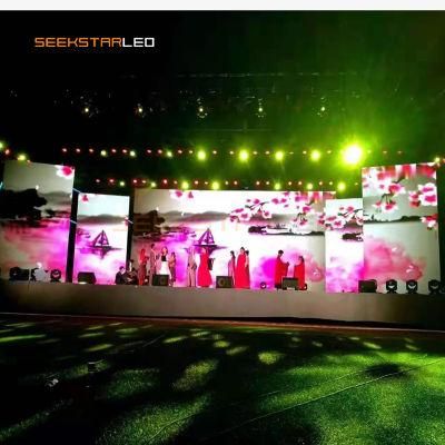 Indoor Rental P4.81 LED Screen Die Casting Aluminum LED Screen 4.81mm LED Rental Display Screen