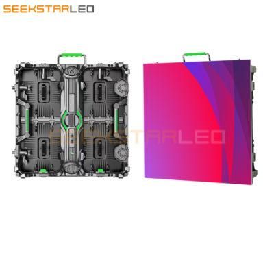 High Resolution Video DJ Booth Indoor Mobile Cabinet LED Rental Display Screen P2.976