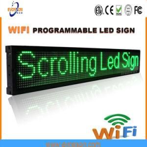 P10 Single Red Color Scrolling LED Message Sign