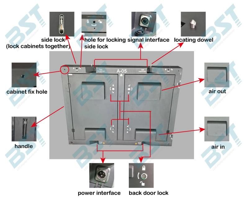 Bst P6 High Density Wateproof Outdoor Advertising LED Display Screen Billboard for Enterprise Aniversay