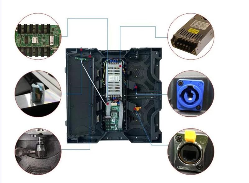 1r, 1g, 1b UL Approved Fws Cardboard, Wooden Carton, Flight Case P1.56 Digital Module LED Display