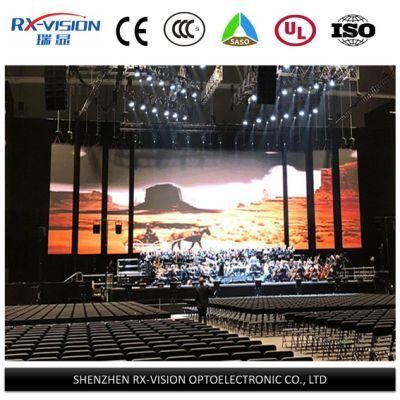 Indoor P2.9 500*500mm Cabinet Rental LED Display Screen Indoor