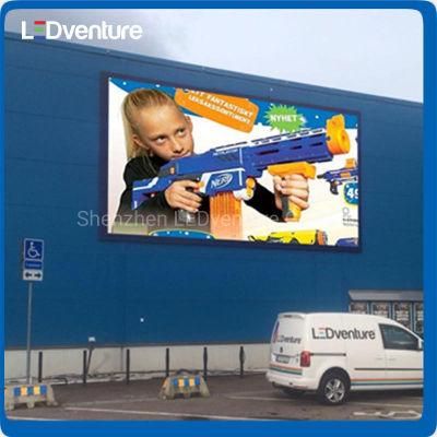 Outdoor Digital Advertising Wall P10 DIP LED Display Screen