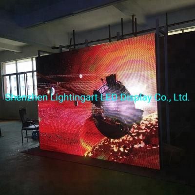 P3.91 Indoor Rental LED Displays Stage Background Wall