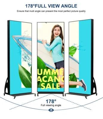 4G WiFi U Disk LED Mirror Poster Advertising LED Screen