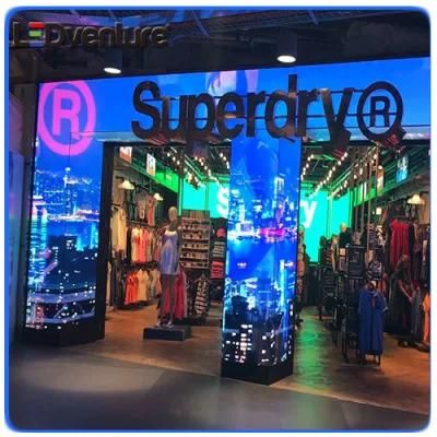 High Brightness Retail Store Window Indoor LED Display Screen for Advertising