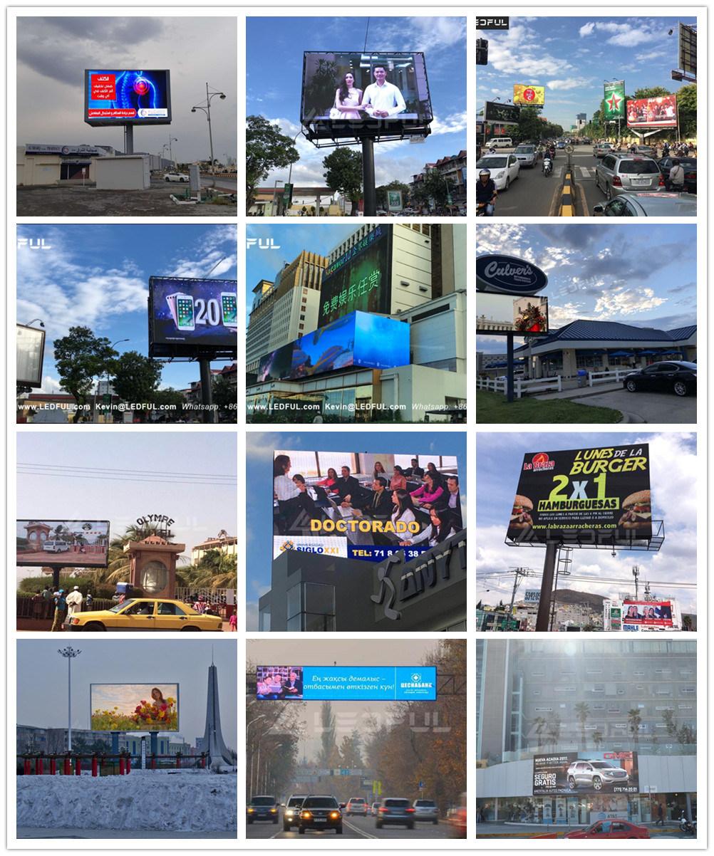 Auto Brightness Various Shaped P8 Outdoor LED Video Wall for Ooh (OF8)