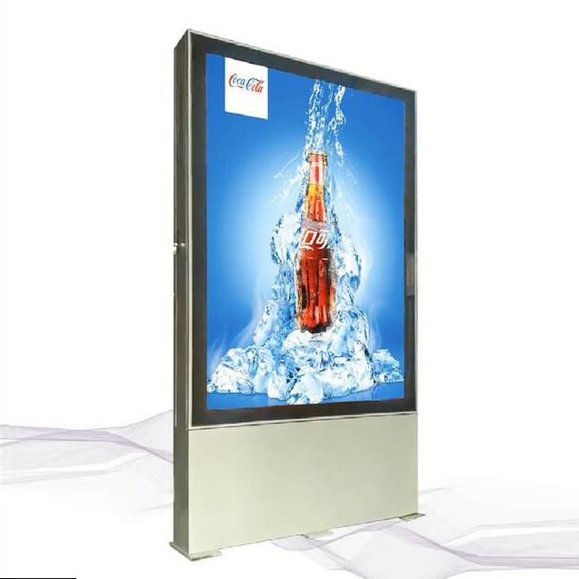 Indoor Floor Standing LED Screen Mupi Light Box