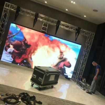 P4 Advertising Video Background Wall HD LED Screen 512X512mm Rental Cabinet