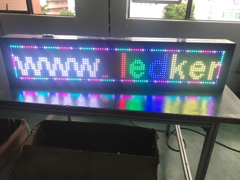 P10 Outdoor Full Color LED Message Scrolling Display Sign