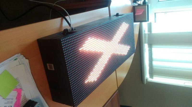 P10 DIP346 Outdoor LED Display for Store with 800mm*320mm