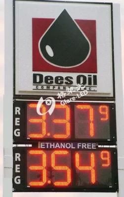 Glare-LED Waterproof Digital Price Sign for Gas Station 8.888/888.88/8.88/8.889/10/8.889