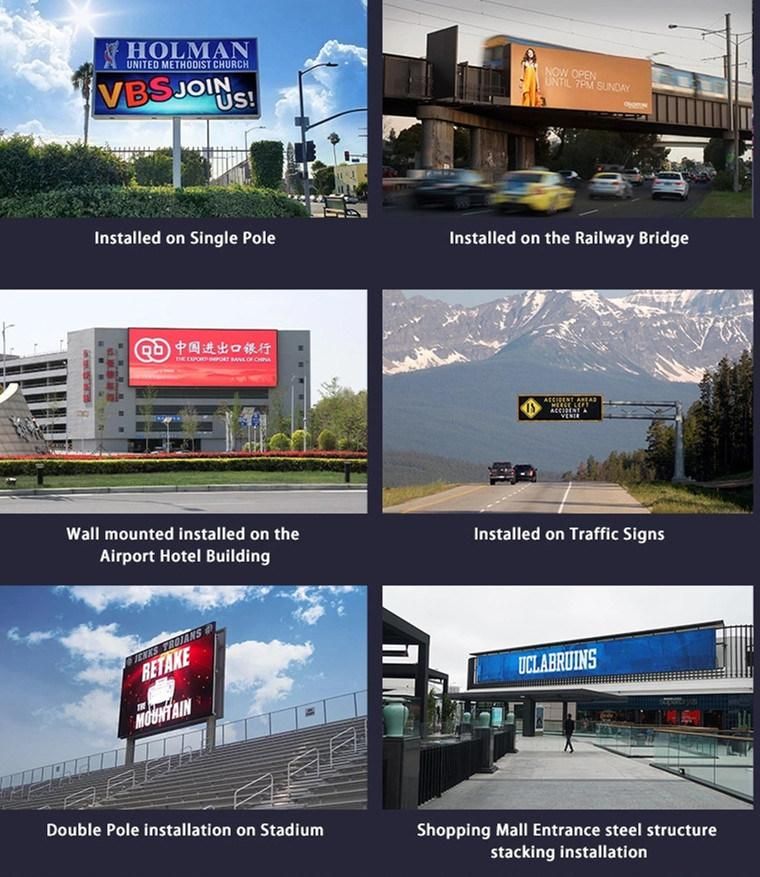 Outdoor Front Service Energy Saving LED Display Billboard LED Signs