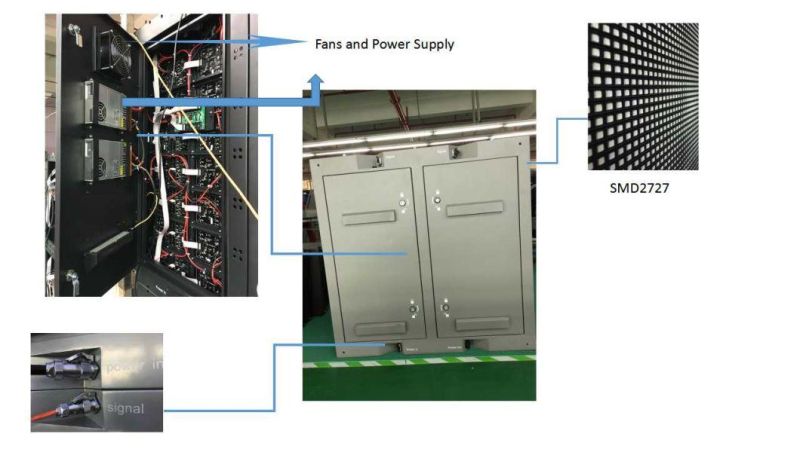 Outdoor Fixed Installation LED Display Board P5 Full Color Standing Programmable LED Signs