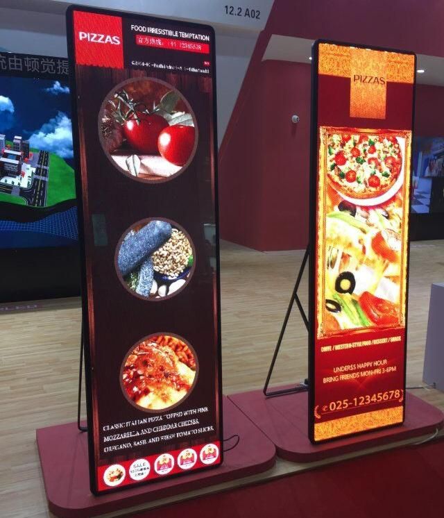 HD Indoor LED Display Poster LED Sign P2 SMD1515 LED Screen 768X1408mm