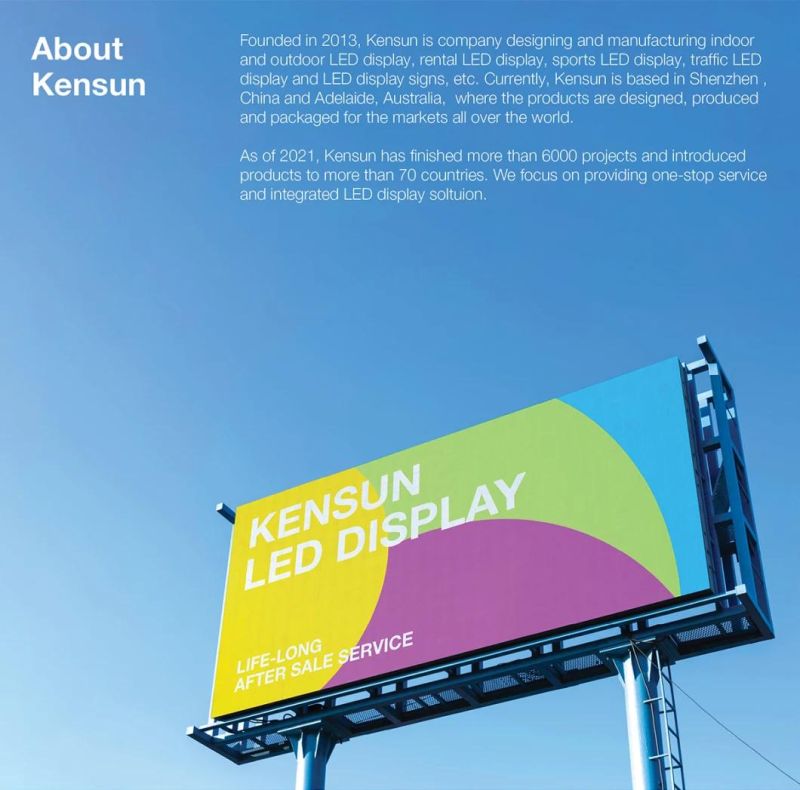 Kensun Highly Customizable Indoor and Outdoor LED Video Display