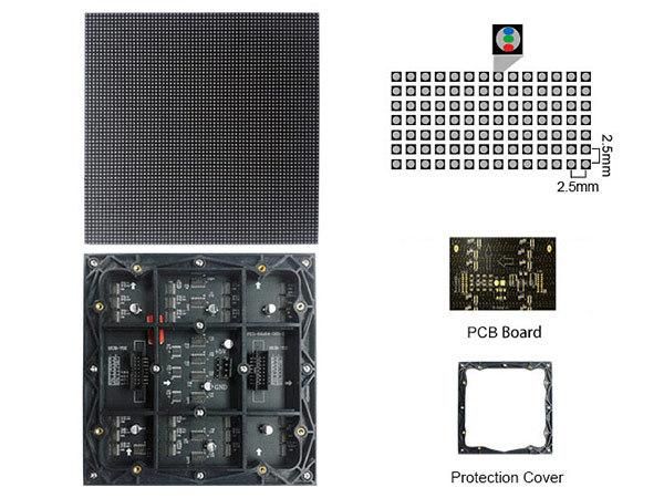 P2.5 High Definition Rental Full Color LED Display for Advertising