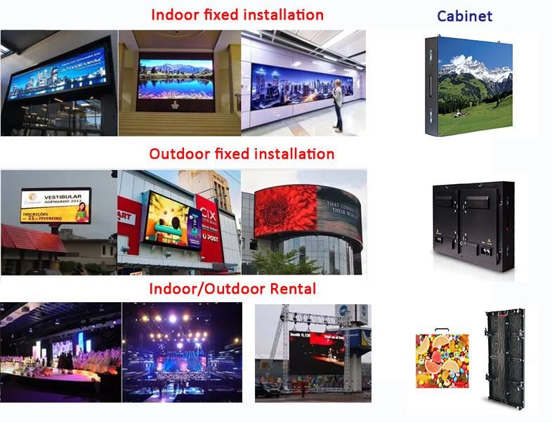 P3.91 HD 50X100cm Outdoor Rental LED Display with Kinglights SMD1921