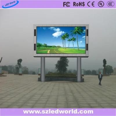 LED Signs Outdoor Pole Display Screen Panel Installation for Advertising