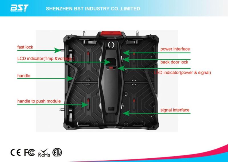 SMD RGB 500 X 500mm Ultra Light Stage Rental LED Video Wall Advertising Board P5.95