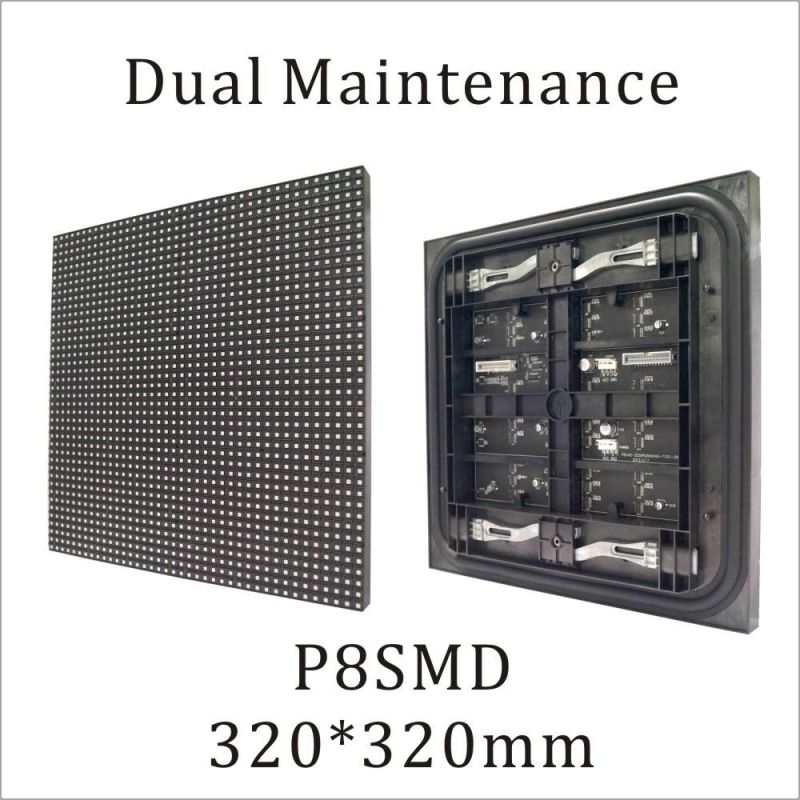 IP65 Outdoor Waterproof LED Module 320mm*320mm P8 LED Panel