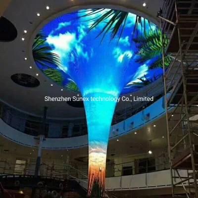 Curved Indoor P2 P2.5 P3 P4 P5 Soft LED Module Curved Flexible LED Display Screen