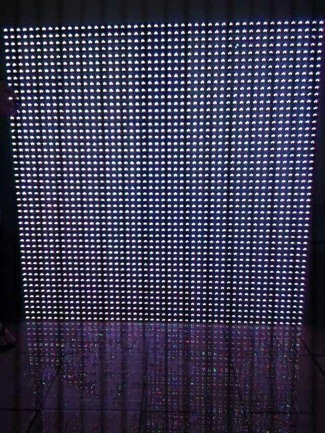 Curtain LED Screen SMD P25 Outdoor Waterproof Mesh LED Display