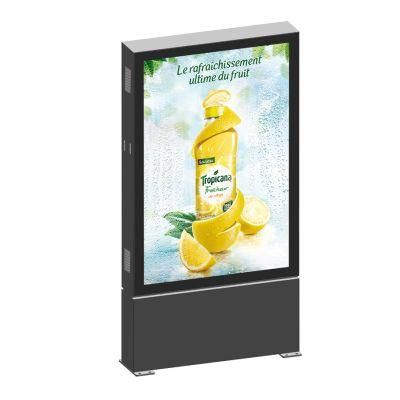 Street Double Sided Outdoor Advertising LED Sign Bus Stop