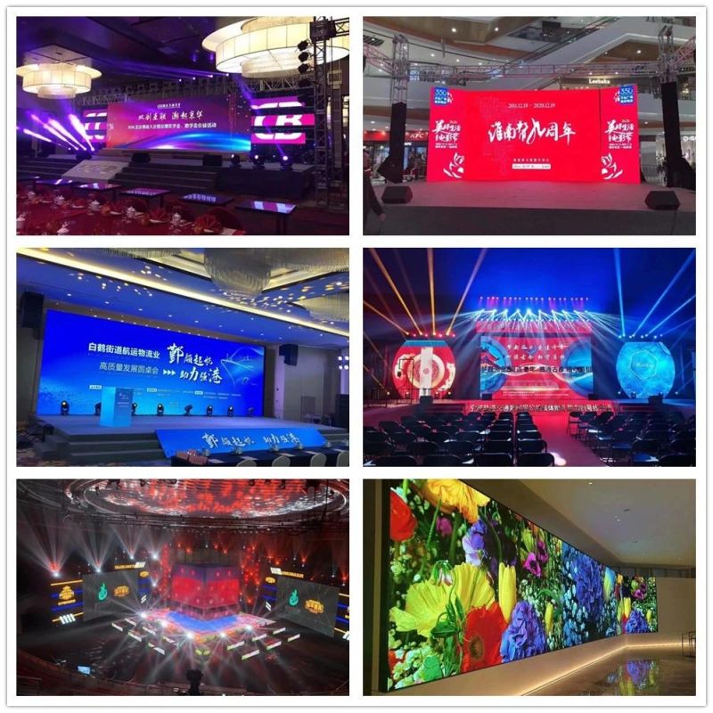 Flexible Assembly Slim Design High Refresh Rental LED Video Advertising Wall Factory